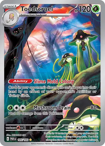 Toedscruel Illustration Rare • 185/182 Paradox Rift