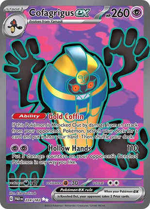 Cofagrigus ex Paradox Rift Ultra Rare 224/182