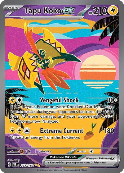 Tapu Koko ex Paradox Rift Special Illustration Rare 247/182