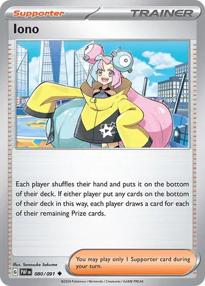Iono Uncommon • 080/091 Paldean Fates