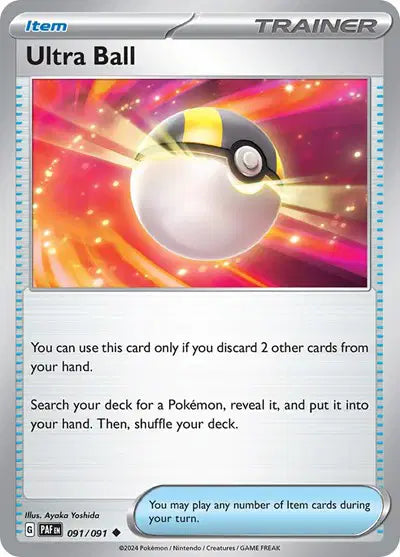 Ultra Ball Uncommon • 091/091 Paldean Fates