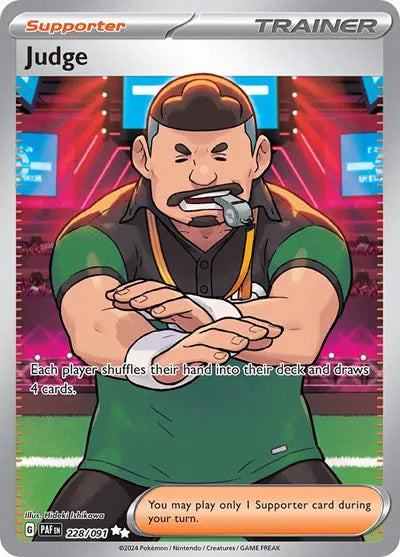 Judge Paldean Fates Ultra Rare 228/091