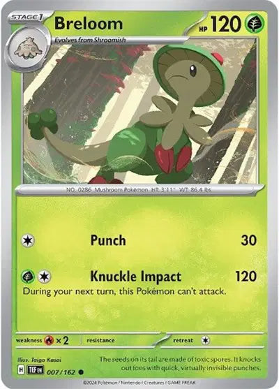 Breloom Common • 007/162 Temporal Forces