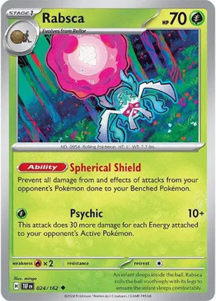 Rabsca Uncommon • 024/162 Temporal Forces Reverse Holofoil