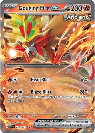 Gouging Fire ex Temporal Forces Double Rare 038/162