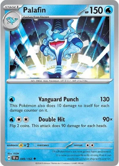 Palafin Temporal Forces Uncommon 049/162 Reverse Holofoil