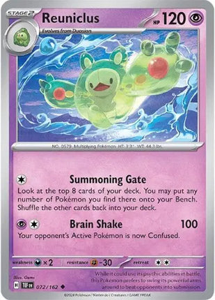 Reuniclus Uncommon • 072/162 Temporal Forces