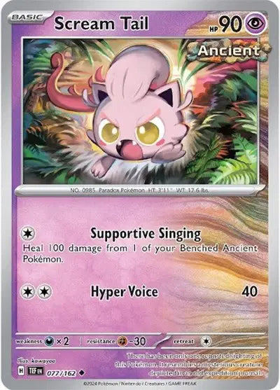 Scream Tail Uncommon • 077/162 Temporal Forces