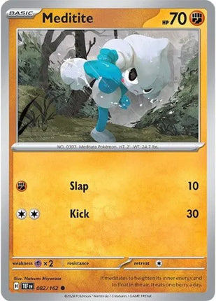 Meditite Temporal Forces Common 082/162 Reverse Holofoil