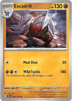 Excadrill Uncommon • 086/162 Temporal Forces