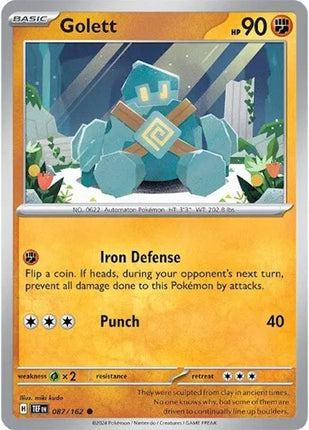 Golett Temporal Forces Common 087/162 Reverse Holofoil