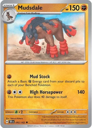 Mudsdale Temporal Forces Uncommon 092/162 Reverse Holofoil