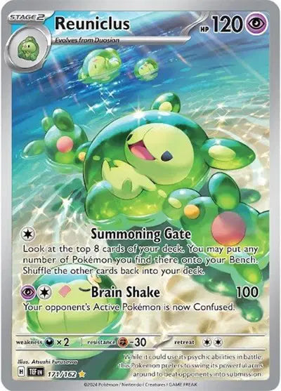 Reuniclus Illustration Rare • 171/162 Temporal Forces