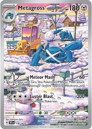 Metagross Temporal Forces Illustration Rare 178/162
