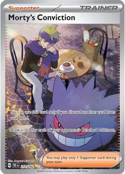 Morty's Conviction Temporal Forces Special Illustration Rare 211/162