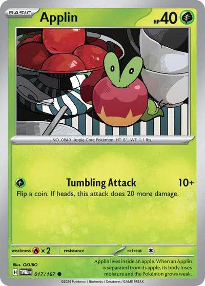 Applin Twilight Masquerade Common 017/167