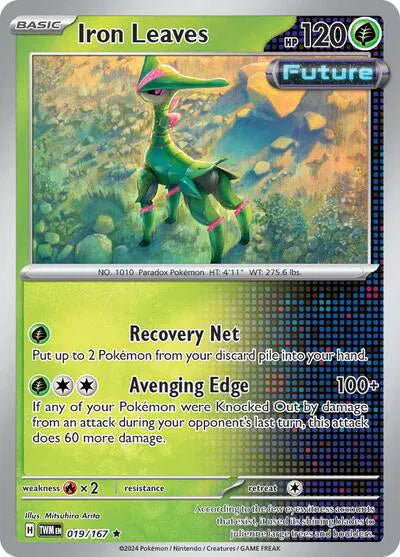 Iron Leaves Twilight Masquerade Rare 019/167 Holofoil