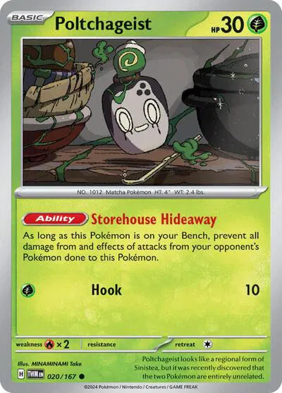 Poltchageist Twilight Masquerade Common 020/167 Reverse Holofoil