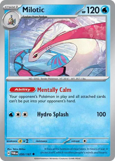 Milotic Twilight Masquerade Uncommon 050/167