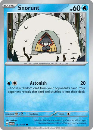 Snorunt Twilight Masquerade Common 051/167