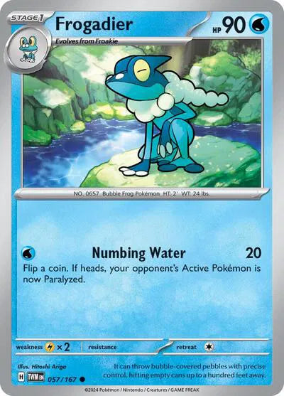 Frogadier Twilight Masquerade Common 057/167