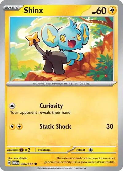 Shinx Common • 066/167 Twilight Masquerade
