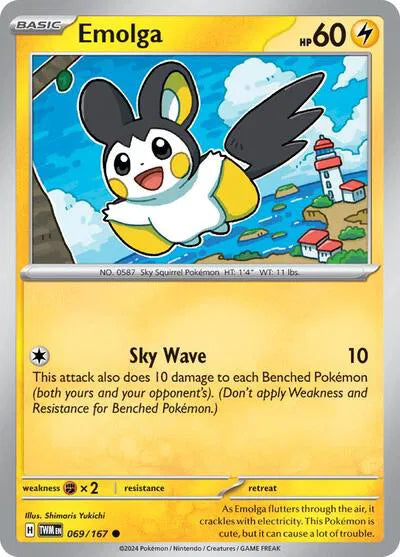 Emolga Twilight Masquerade Common 069/167