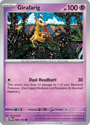 Girafarig Common • 083/167 Twilight Masquerade