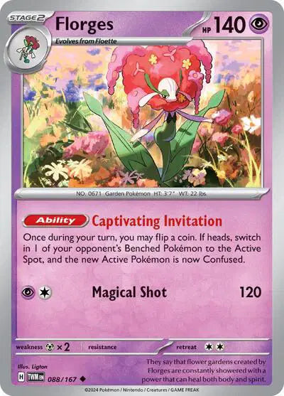 Florges Uncommon • 088/167 Twilight Masquerade