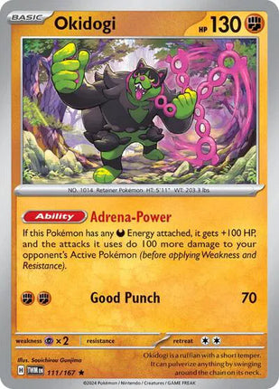 Okidogi Twilight Masquerade Rare 111/167 Holofoil