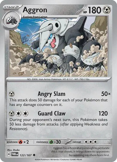 Aggron Twilight Masquerade Uncommon 122/167