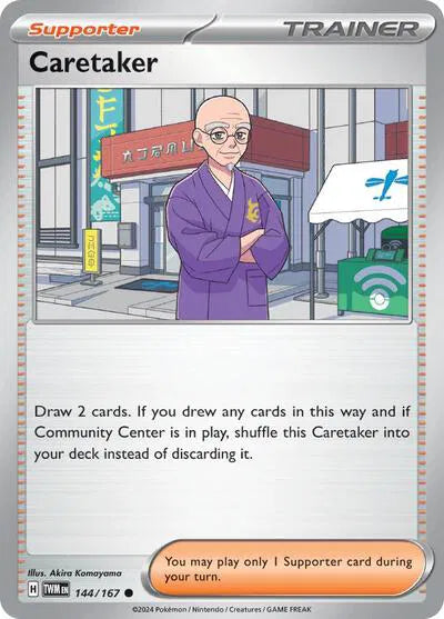 Caretaker Twilight Masquerade Common 144/167 Reverse Holofoil