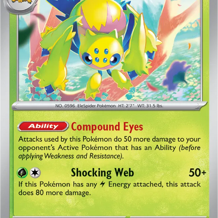 Galvantula Shrouded Fable Uncommon 002/064 Reverse Holofoil