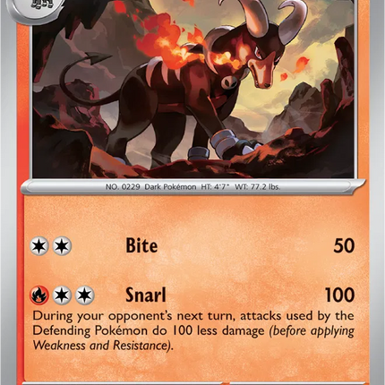 Houndoom Shrouded Fable Common 008/064 Reverse Holofoil