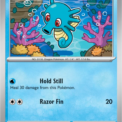 Horsea Shrouded Fable Common 010/064 Reverse Holofoil