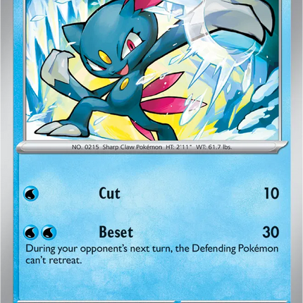 Sneasel Shrouded Fable Common 013/064 Reverse Holofoil