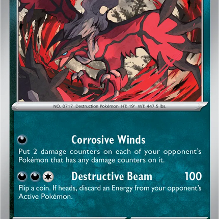 Yveltal Shrouded Fable Uncommon 035/064 Reverse Holofoil
