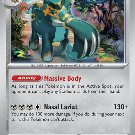 Copperajah Shrouded Fable Rare 042/064 Holofoil