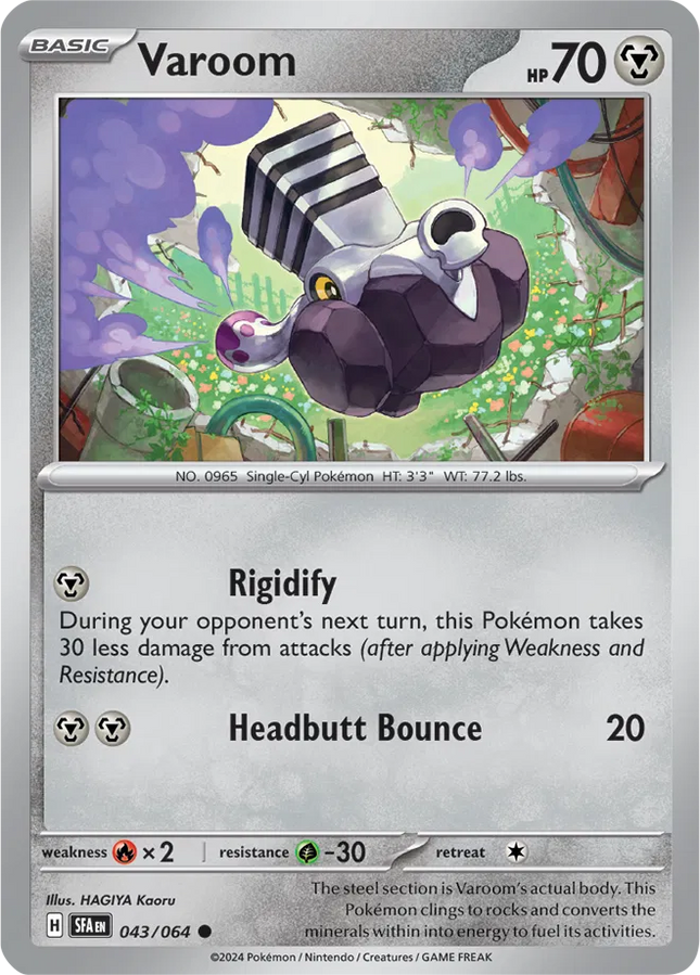 Varoom Shrouded Fable Common 043/064 Reverse Holofoil