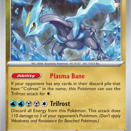 Kyurem Shrouded Fable Uncommon 047/064 Reverse Holofoil