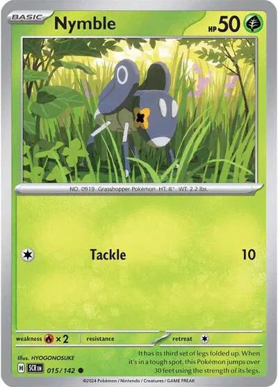 Nymble Stellar Crown Common 015/142 Reverse Holofoil