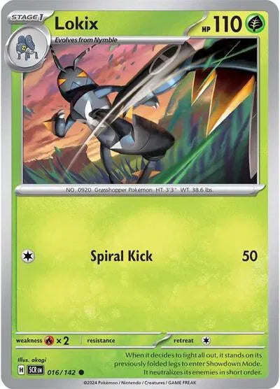 Lokix Stellar Crown Common 016/142 Reverse Holofoil