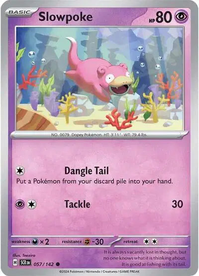Slowpoke Common • 057/142 Stellar Crown
