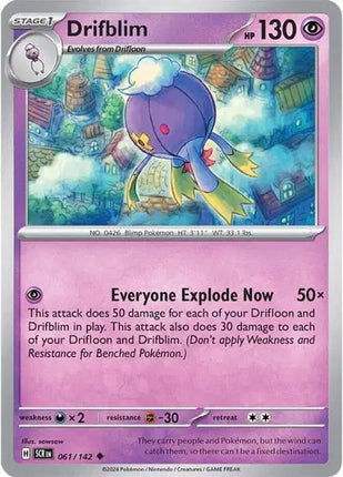 Drifblim Uncommon • 061/142 Stellar Crown Reverse Holofoil