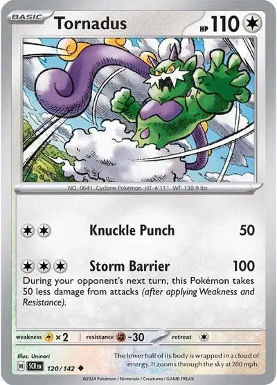 Tornadus Uncommon • 120/142 Stellar Crown Reverse Holofoil