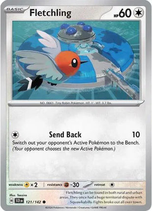 Fletchling Stellar Crown Common 121/142 Reverse Holofoil