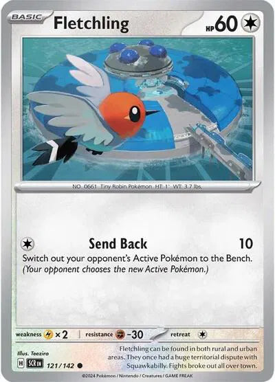 Fletchling Stellar Crown Common 121/142 Reverse Holofoil