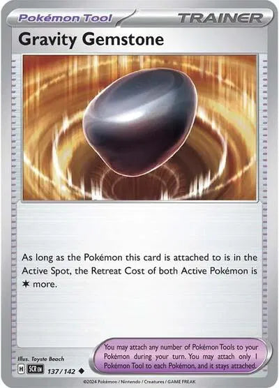 Gravity Gemstone Stellar Crown Uncommon 137/142 Reverse Holofoil
