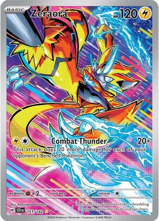 Zeraora Stellar Crown Illustration Rare 151/142