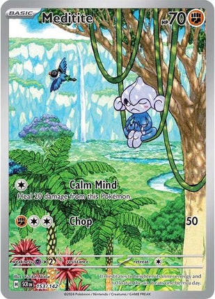 Meditite Stellar Crown Illustration Rare 153/142